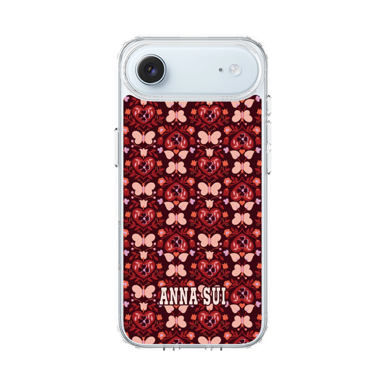 スリムプロテクションケース［ ANNA SUI - バタフライハーツ - レッド ］