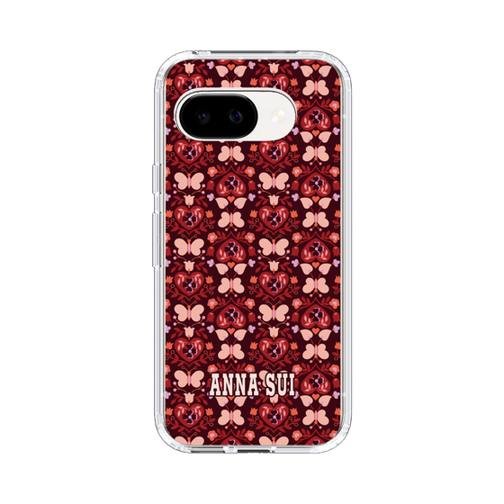スリムプロテクションケース［ ANNA SUI - バタフライハーツ - レッド ］