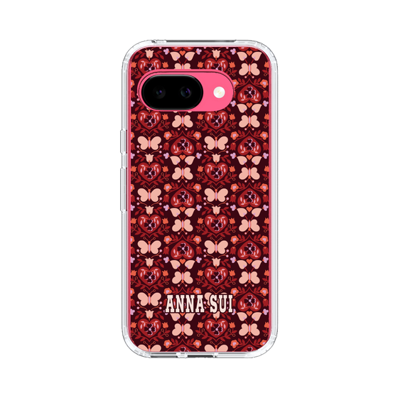 スリムプロテクションケース［ ANNA SUI - バタフライハーツ - レッド ］