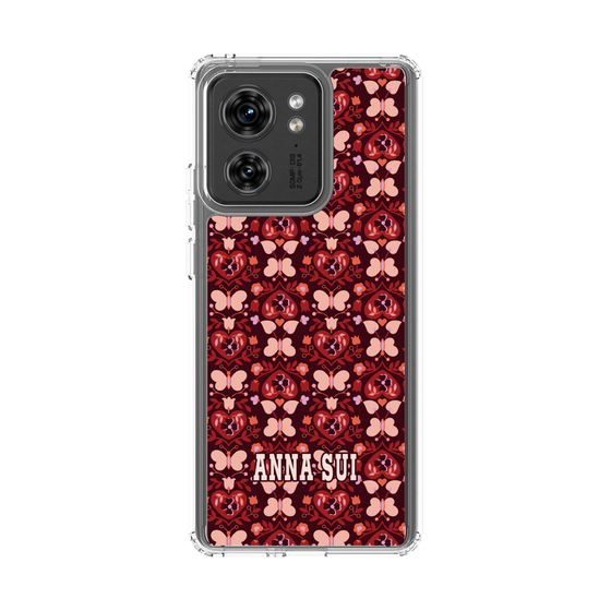 スリムプロテクションケース［ ANNA SUI - バタフライハーツ - レッド ］