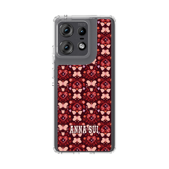スリムプロテクションケース［ ANNA SUI - バタフライハーツ - レッド ］