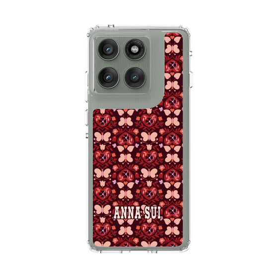 スリムプロテクションケース［ ANNA SUI - バタフライハーツ - レッド ］