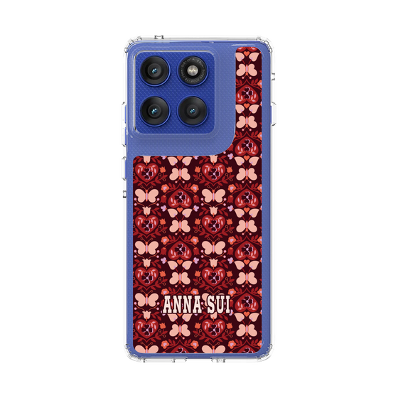 スリムプロテクションケース［ ANNA SUI - バタフライハーツ - レッド ］