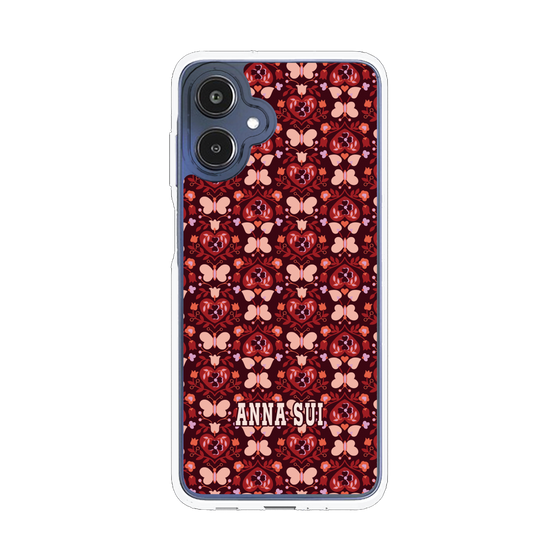 スリムプロテクションケース［ ANNA SUI - バタフライハーツ - レッド ］
