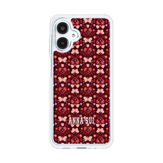 スリムプロテクションケース［ ANNA SUI - バタフライハーツ - レッド ］