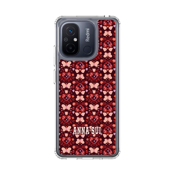 スリムプロテクションケース［ ANNA SUI - バタフライハーツ - レッド ］