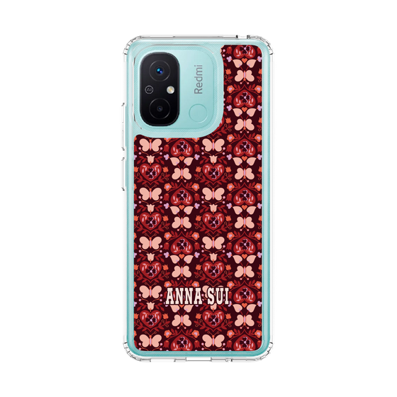 スリムプロテクションケース［ ANNA SUI - バタフライハーツ - レッド ］