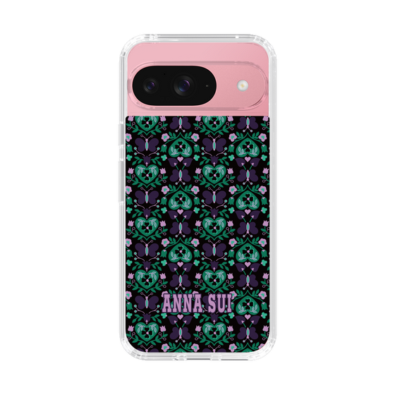 スリムプロテクションケース［ ANNA SUI - バタフライハーツ - グリーン ］