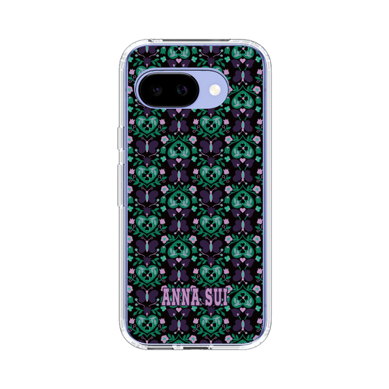 スリムプロテクションケース［ ANNA SUI - バタフライハーツ - グリーン ］