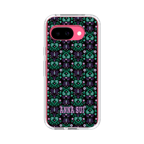スリムプロテクションケース［ ANNA SUI - バタフライハーツ - グリーン ］