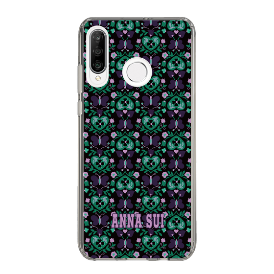 スリムプロテクションケース［ ANNA SUI - バタフライハーツ - グリーン ］