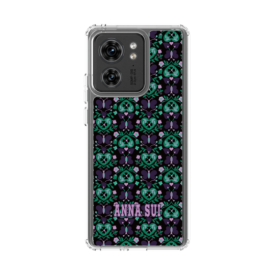 スリムプロテクションケース［ ANNA SUI - バタフライハーツ - グリーン ］