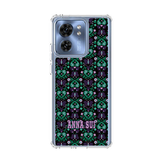 スリムプロテクションケース［ ANNA SUI - バタフライハーツ - グリーン ］