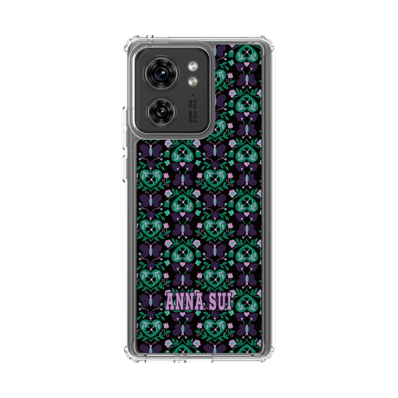 スリムプロテクションケース［ ANNA SUI - バタフライハーツ - グリーン ］