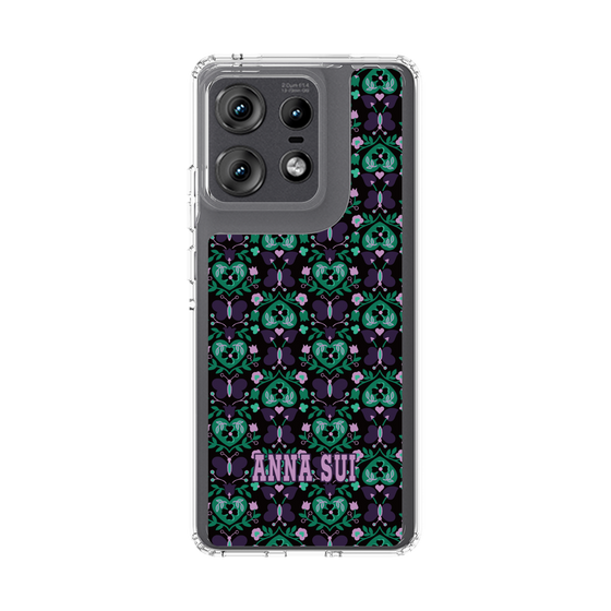 スリムプロテクションケース［ ANNA SUI - バタフライハーツ - グリーン ］
