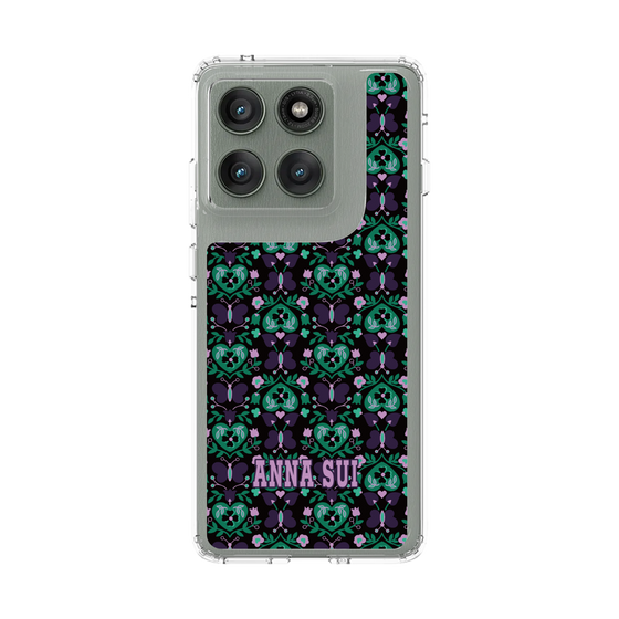 スリムプロテクションケース［ ANNA SUI - バタフライハーツ - グリーン ］