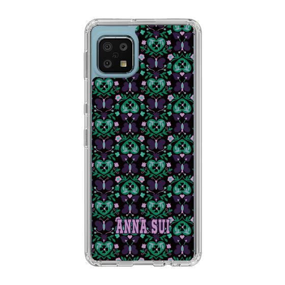 スリムプロテクションケース［ ANNA SUI - バタフライハーツ - グリーン ］