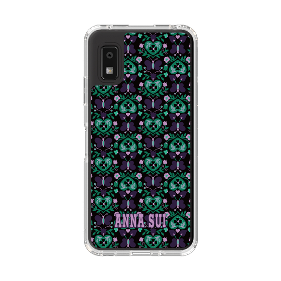 スリムプロテクションケース［ ANNA SUI - バタフライハーツ - グリーン ］