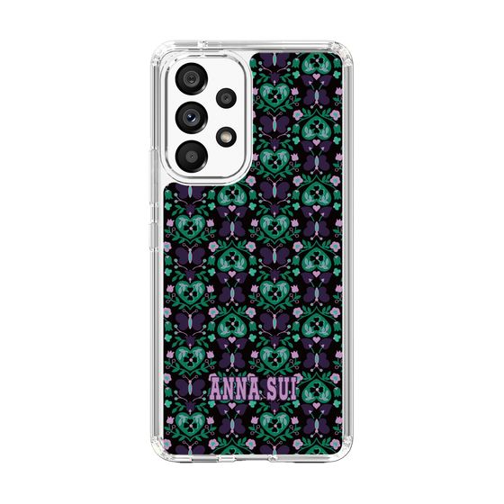 スリムプロテクションケース［ ANNA SUI - バタフライハーツ - グリーン ］