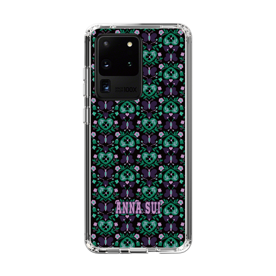 スリムプロテクションケース［ ANNA SUI - バタフライハーツ - グリーン ］