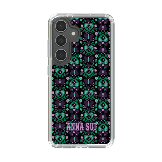 スリムプロテクションケース［ ANNA SUI - バタフライハーツ - グリーン ］