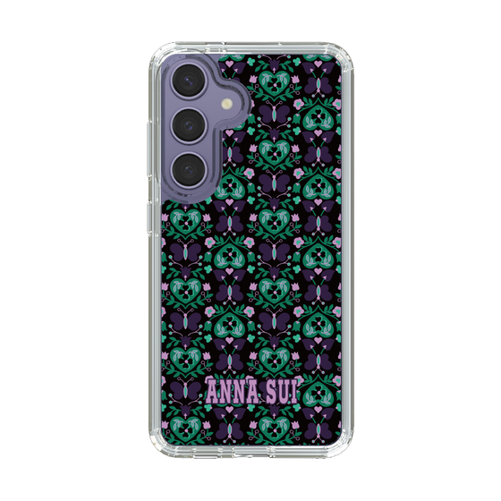 スリムプロテクションケース［ ANNA SUI - バタフライハーツ - グリーン ］