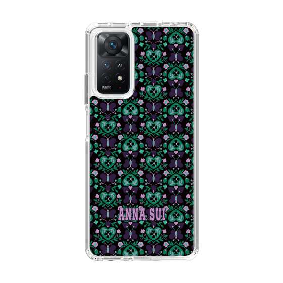 スリムプロテクションケース［ ANNA SUI - バタフライハーツ - グリーン ］