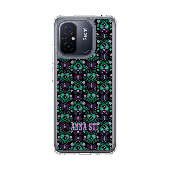 スリムプロテクションケース［ ANNA SUI - バタフライハーツ - グリーン ］
