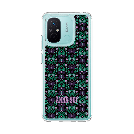 スリムプロテクションケース［ ANNA SUI - バタフライハーツ - グリーン ］