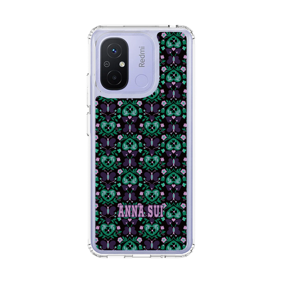 スリムプロテクションケース［ ANNA SUI - バタフライハーツ - グリーン ］
