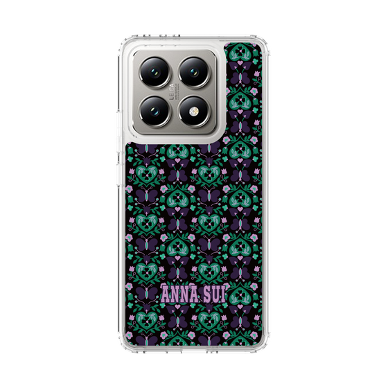 スリムプロテクションケース［ ANNA SUI - バタフライハーツ - グリーン ］
