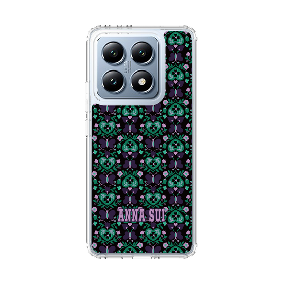 スリムプロテクションケース［ ANNA SUI - バタフライハーツ - グリーン ］