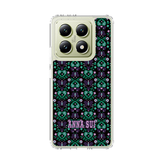スリムプロテクションケース［ ANNA SUI - バタフライハーツ - グリーン ］