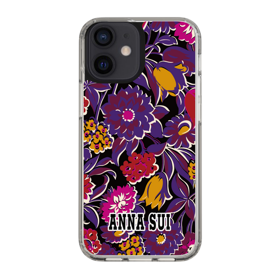 スリムプロテクションケース［ ANNA SUI - ガーデンフワラー - マゼンタ ］