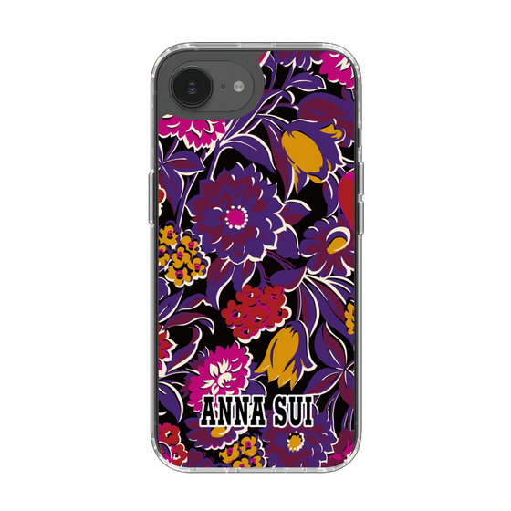 スリムプロテクションケース［ ANNA SUI - ガーデンフワラー - マゼンタ ］