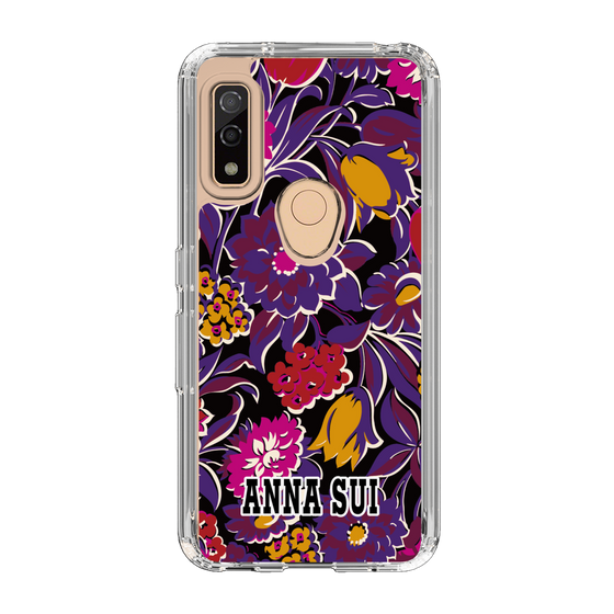 スリムプロテクションケース［ ANNA SUI - ガーデンフワラー - マゼンタ ］