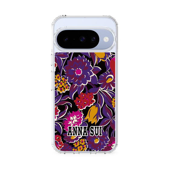スリムプロテクションケース［ ANNA SUI - ガーデンフワラー - マゼンタ ］