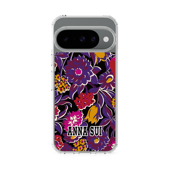 スリムプロテクションケース［ ANNA SUI - ガーデンフワラー - マゼンタ ］