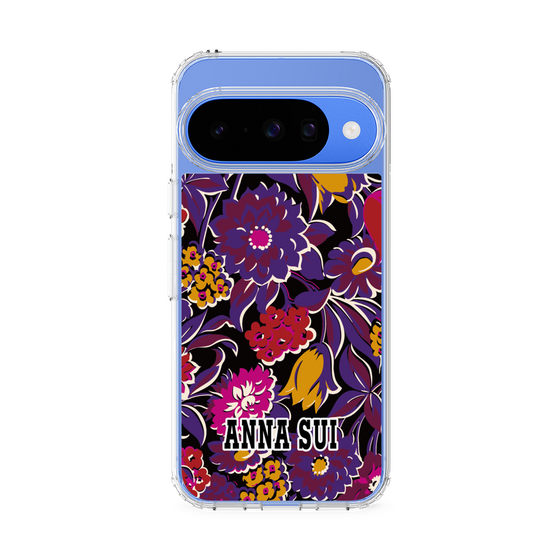 スリムプロテクションケース［ ANNA SUI - ガーデンフワラー - マゼンタ ］