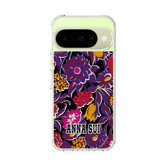 スリムプロテクションケース［ ANNA SUI - ガーデンフワラー - マゼンタ ］