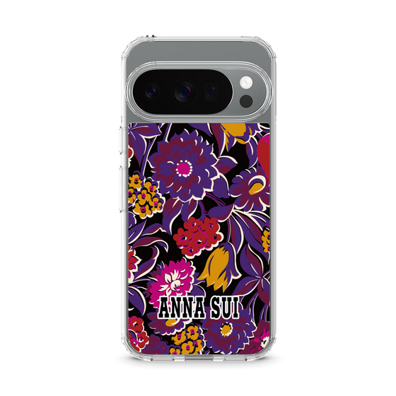 スリムプロテクションケース［ ANNA SUI - ガーデンフワラー - マゼンタ ］