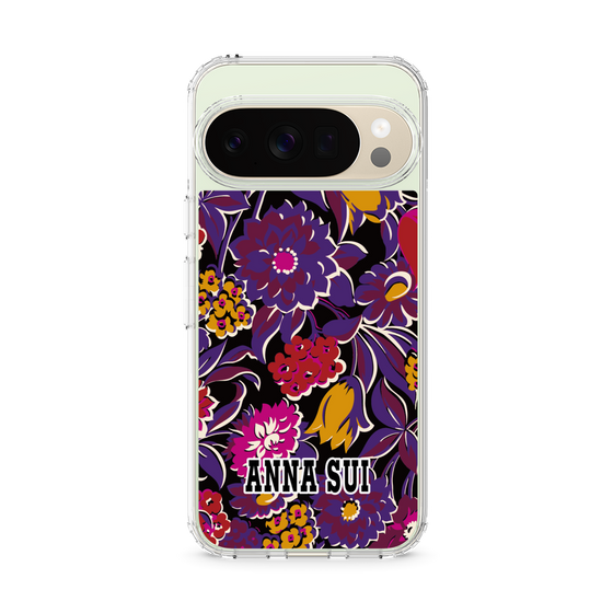 スリムプロテクションケース［ ANNA SUI - ガーデンフワラー - マゼンタ ］