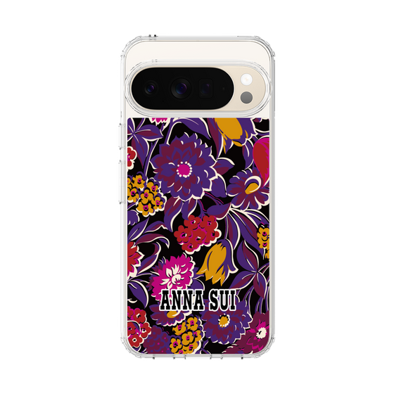 スリムプロテクションケース［ ANNA SUI - ガーデンフワラー - マゼンタ ］