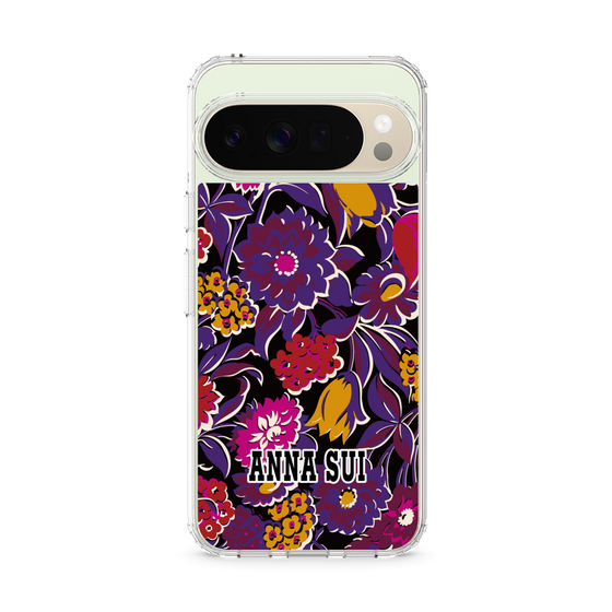 スリムプロテクションケース［ ANNA SUI - ガーデンフワラー - マゼンタ ］