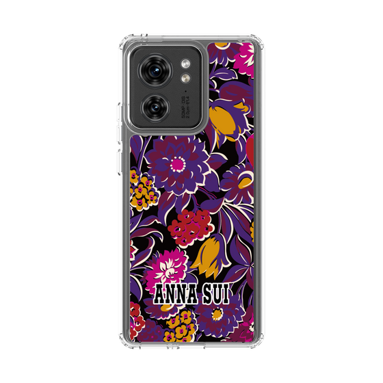 スリムプロテクションケース［ ANNA SUI - ガーデンフワラー - マゼンタ ］