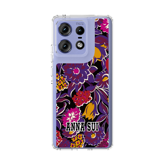 スリムプロテクションケース［ ANNA SUI - ガーデンフワラー - マゼンタ ］