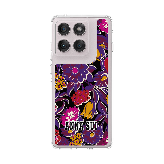 スリムプロテクションケース［ ANNA SUI - ガーデンフワラー - マゼンタ ］