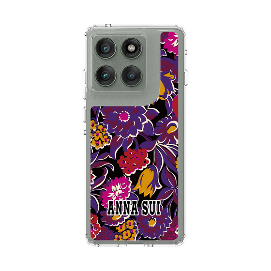 スリムプロテクションケース［ ANNA SUI - ガーデンフワラー - マゼンタ ］