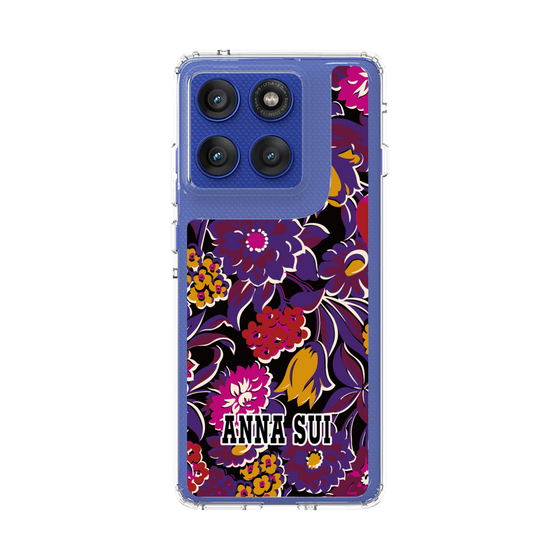 スリムプロテクションケース［ ANNA SUI - ガーデンフワラー - マゼンタ ］