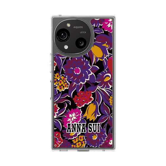 スリムプロテクションケース［ ANNA SUI - ガーデンフワラー - マゼンタ ］